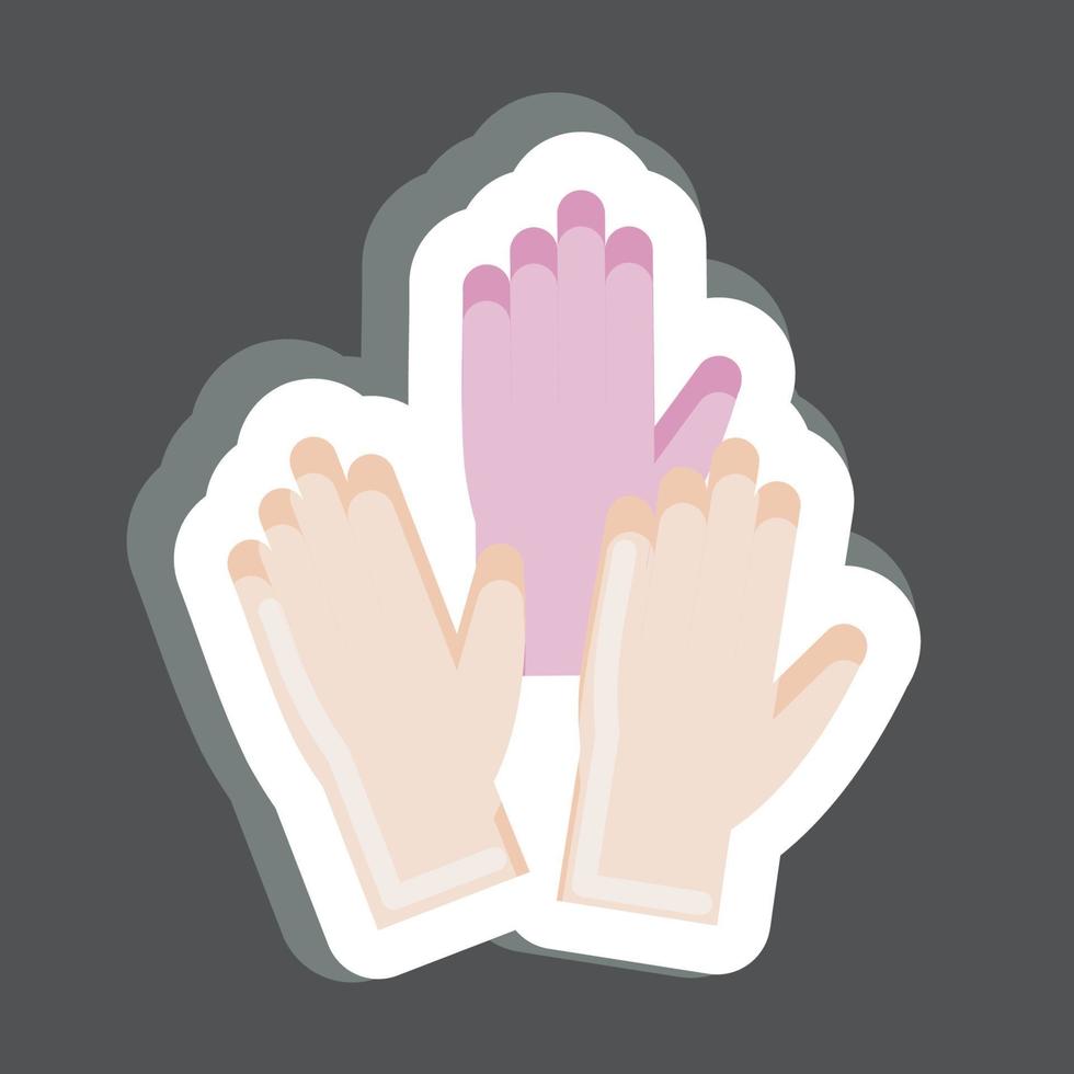 Sticker Emergency. related to Volunteering symbol. Help and support. friendship vector