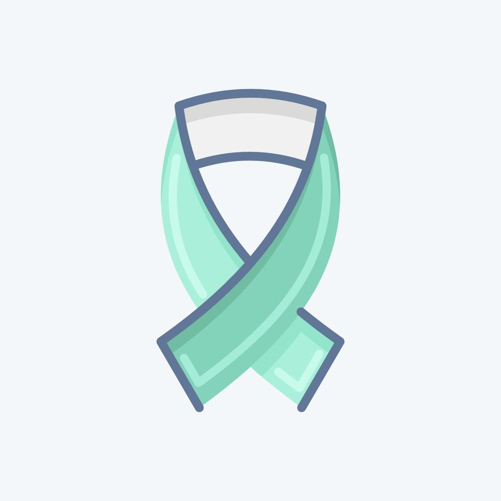 Icon Awareness. related to Volunteering symbol. doodle style. Help and support. friendship vector