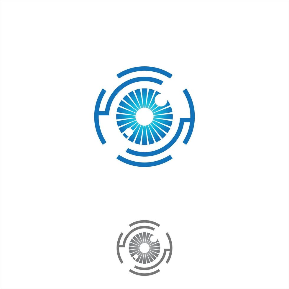 Security technology and surveillance icon vector