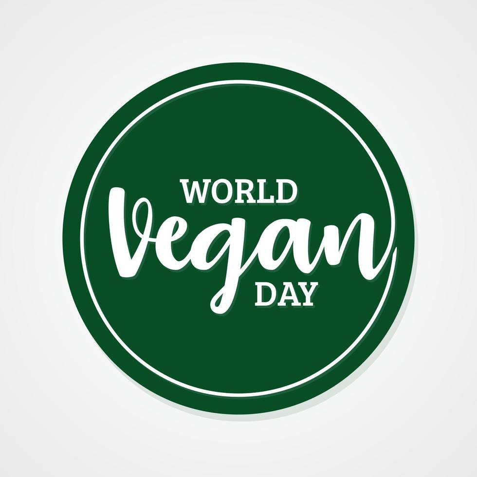 World Vegan Day hand drawn vector background