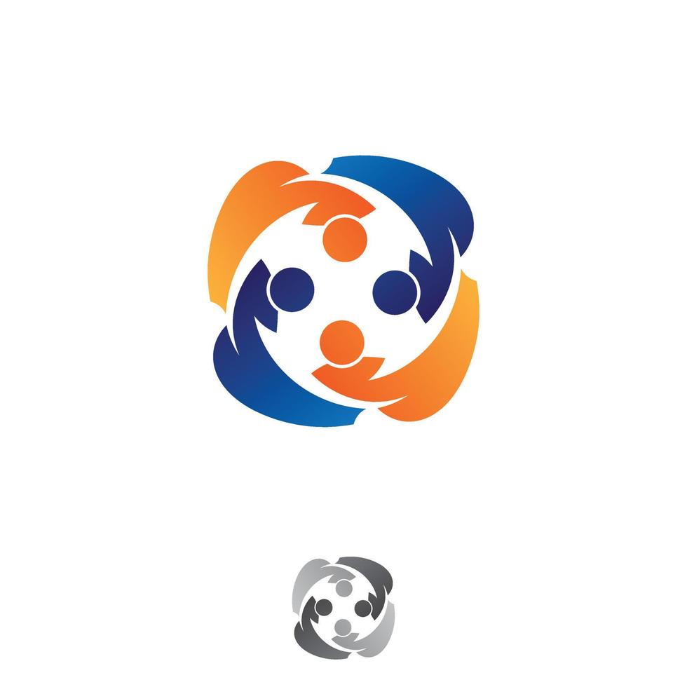 Youth foundation design idea symbol vector