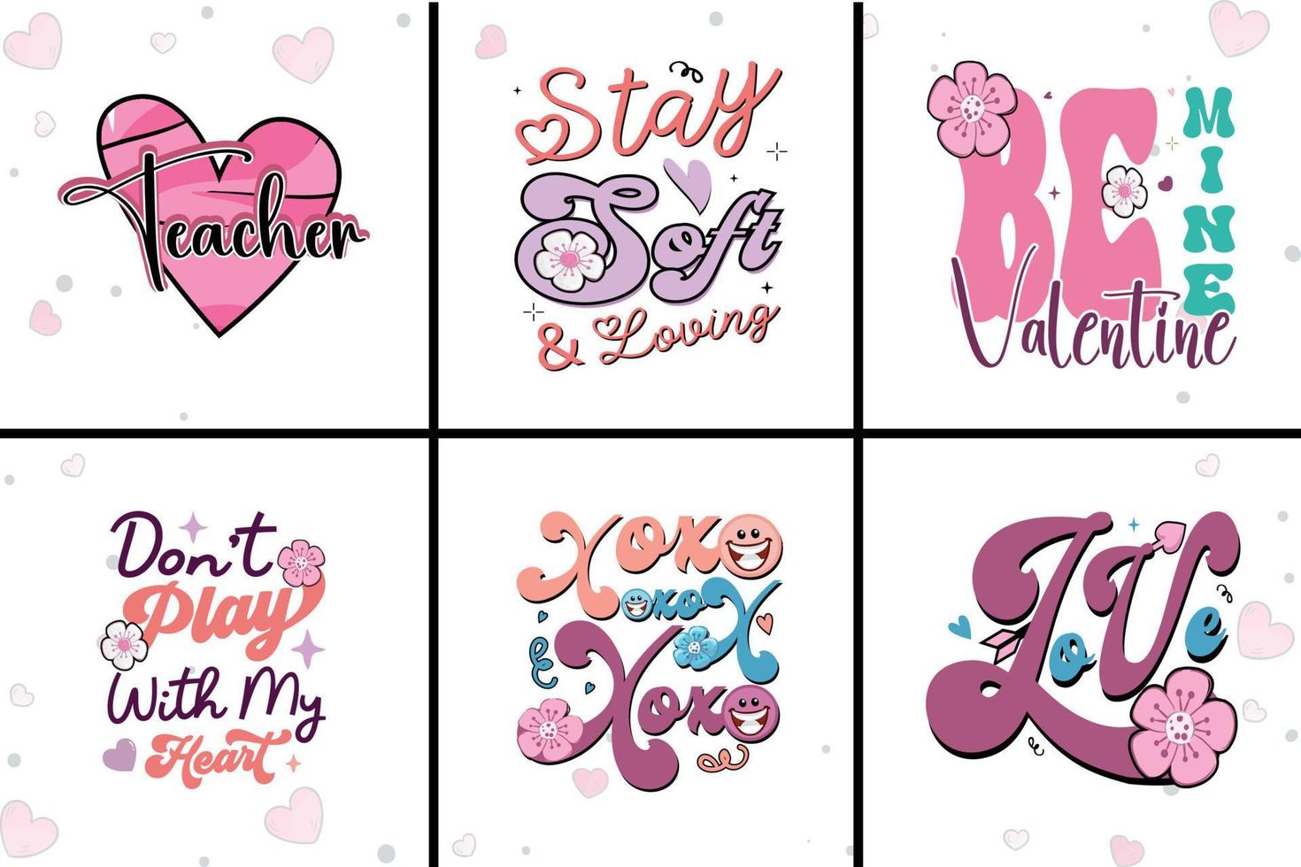 Valentine Day SVG Design vector