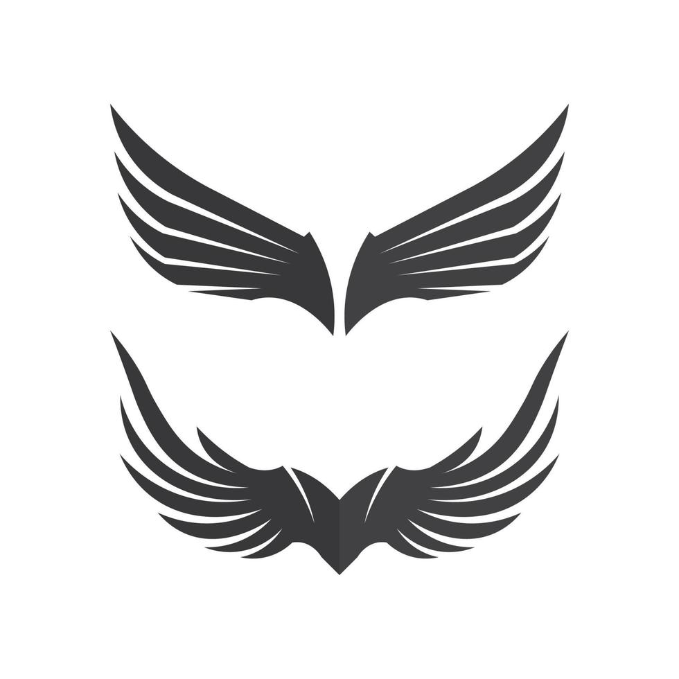 Wings logo vector icon symbol illustration design template