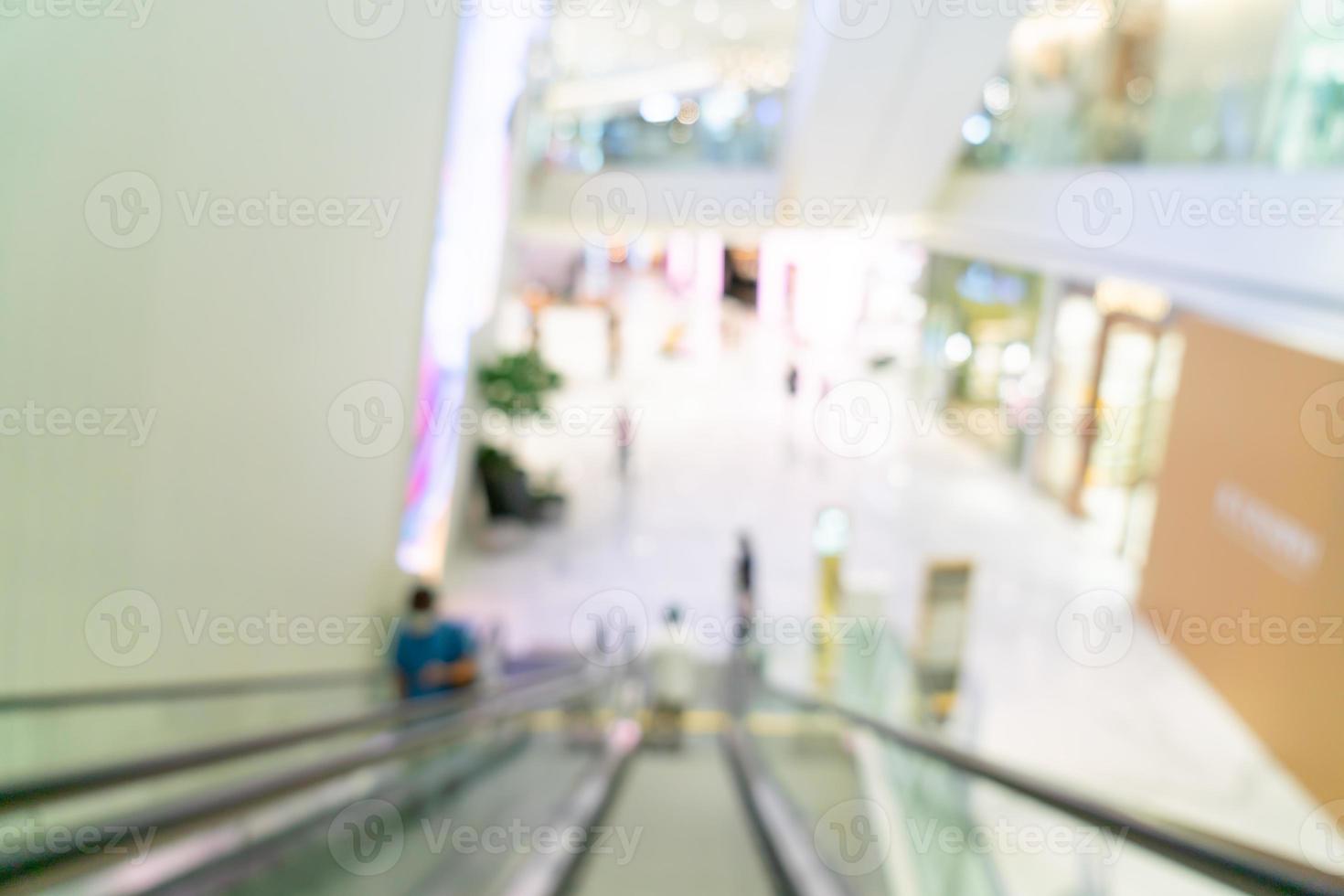 desenfoque abstracto y centro comercial de lujo desenfocado y tienda minorista para el fondo foto