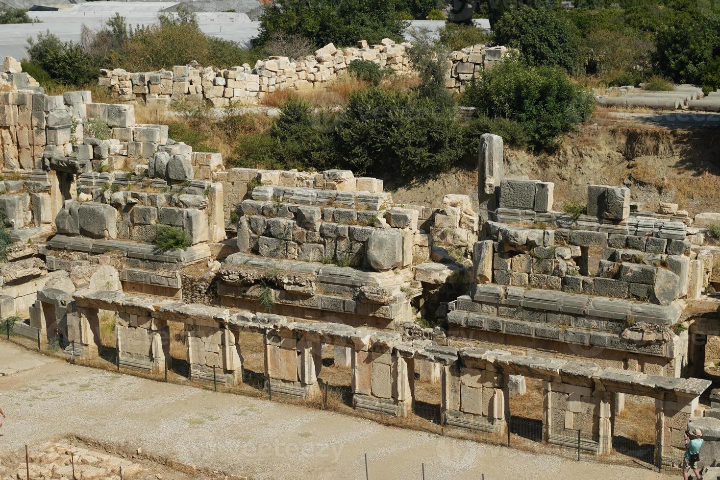 Theatre of Myra Ancient City in Demre, Antalya, Turkiye photo