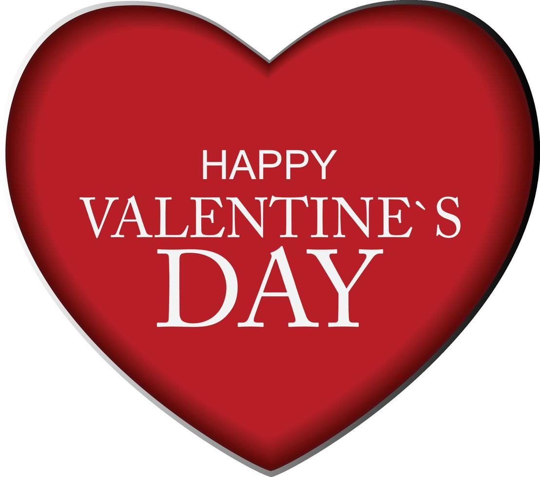 Valentine S Day Happy Heart Vector Image