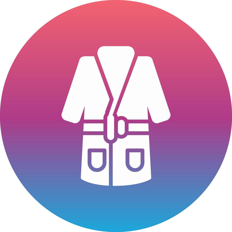 Bathrobe Vector Icon