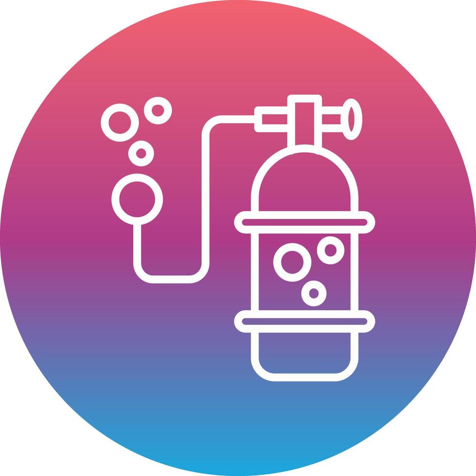 Oxygen Cylinder Vector Icon