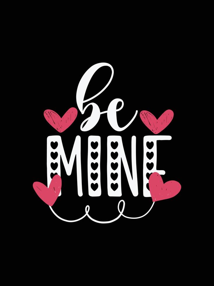 tipografía de san valentín lindo diseño de camiseta de letras de boda vector