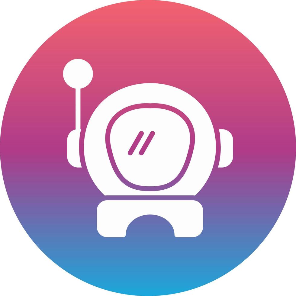 Astronaut Helmet Vector Icon