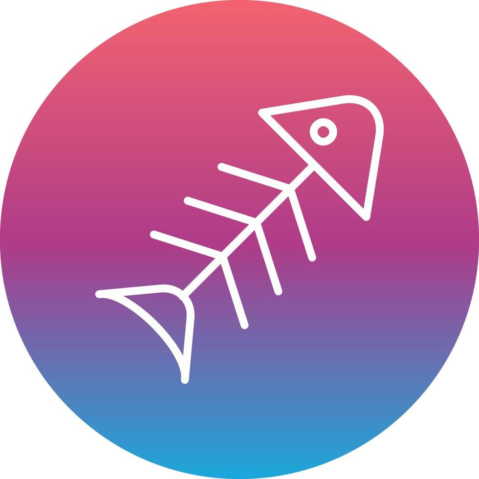 Rotten Fish Vector Icon