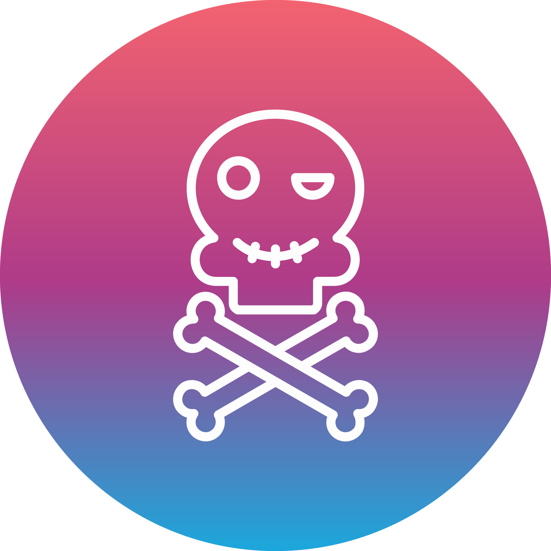 Skull Vector Icon 17450854 Vector Art at Vecteezy
