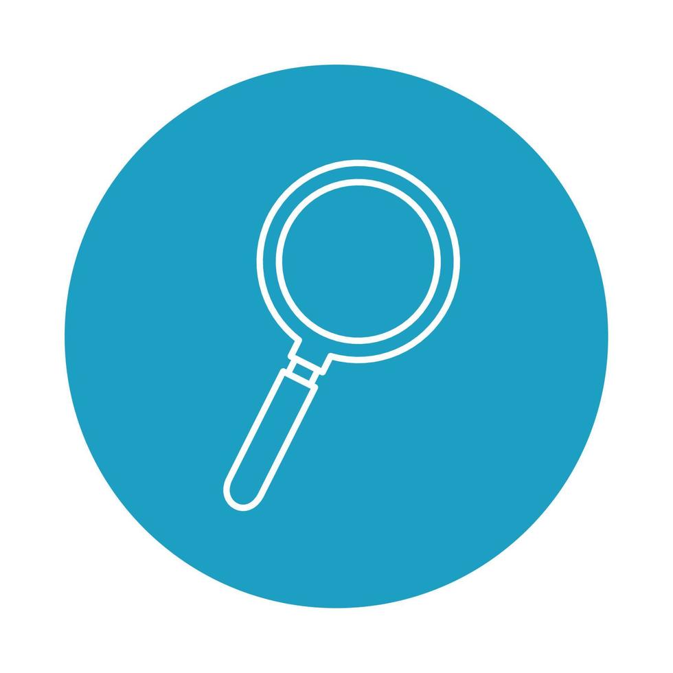 Isolated lupe icon vector design