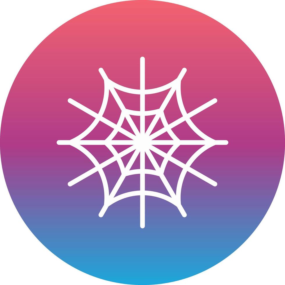 Spider Web Vector Icon