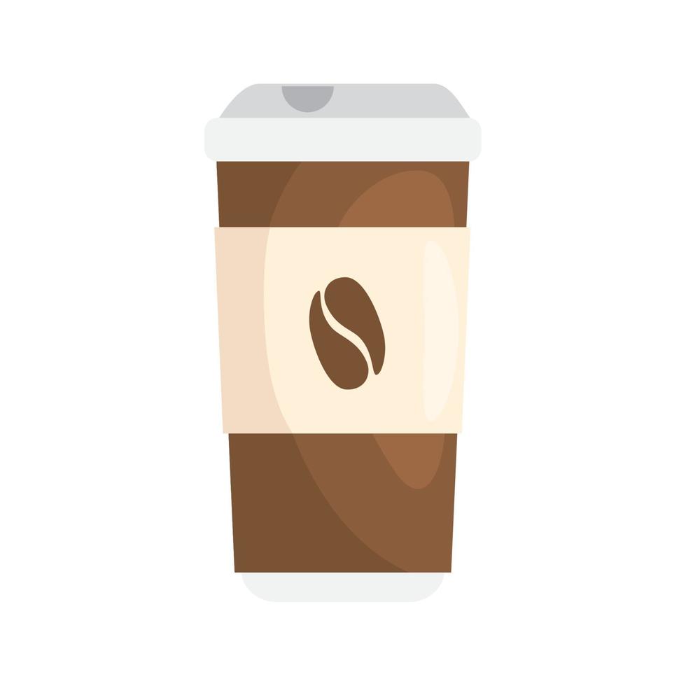 disposable coffee cup, on white background vector