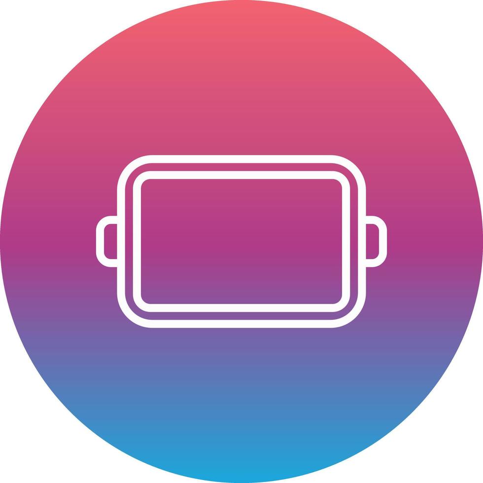 Baking Tray Vector Icon