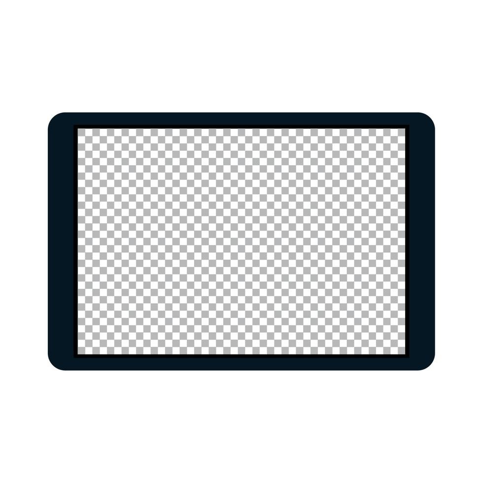 tablet device technology on white background vector