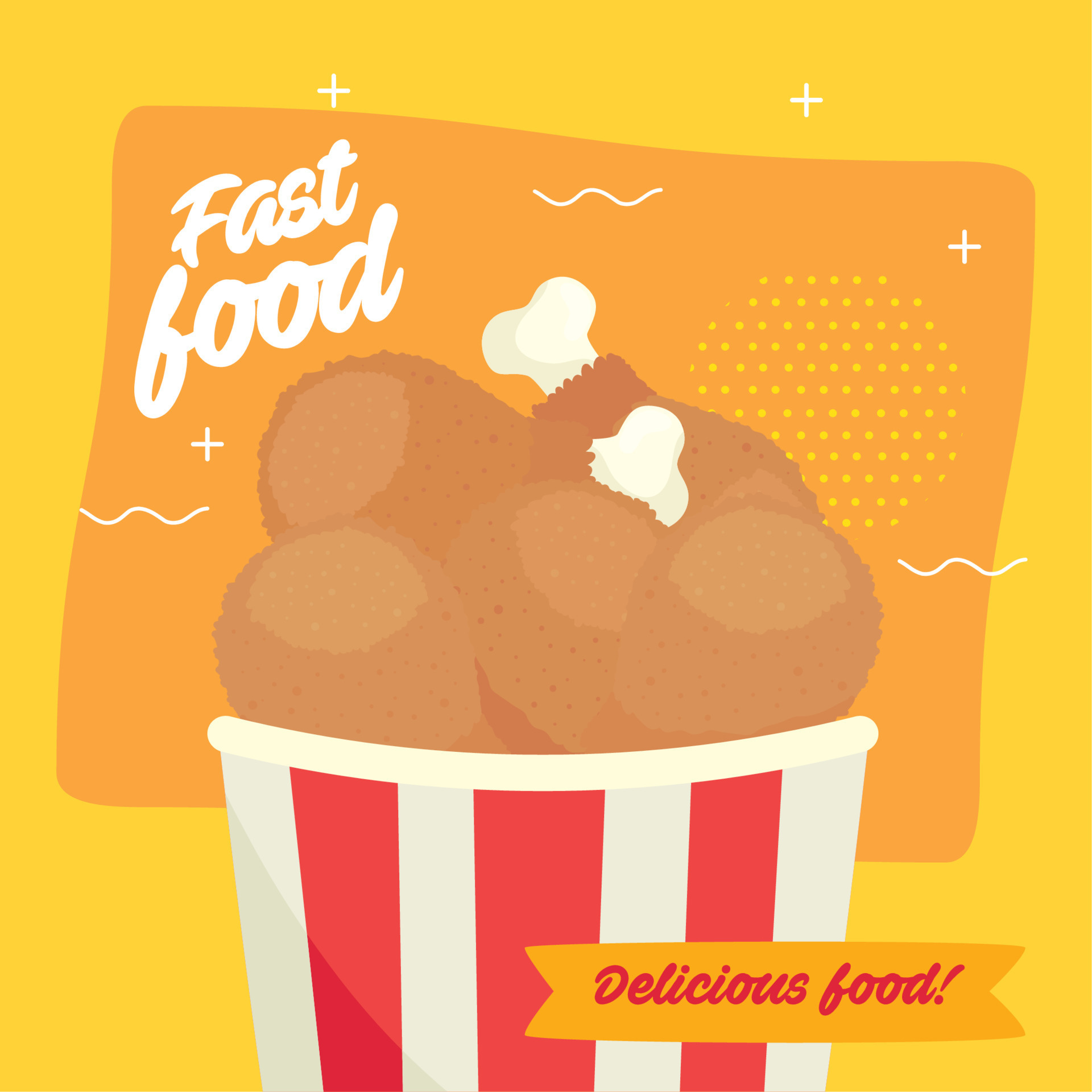Fast Food Poster With Fried Chicken 17451523 Vector Art At Vecteezy fast-food-poster-with-fried-chicken-17451523-vector-art-at-vecteezy