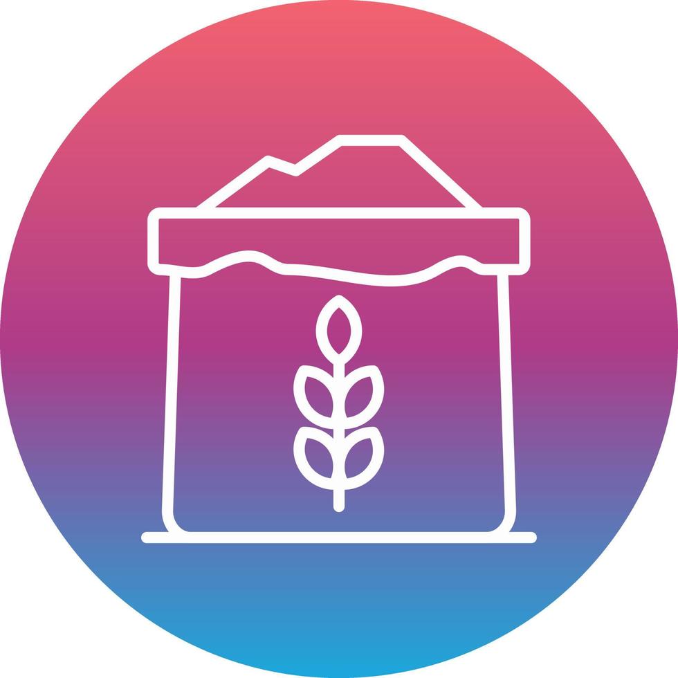 Wheat Flour Vector Icon
