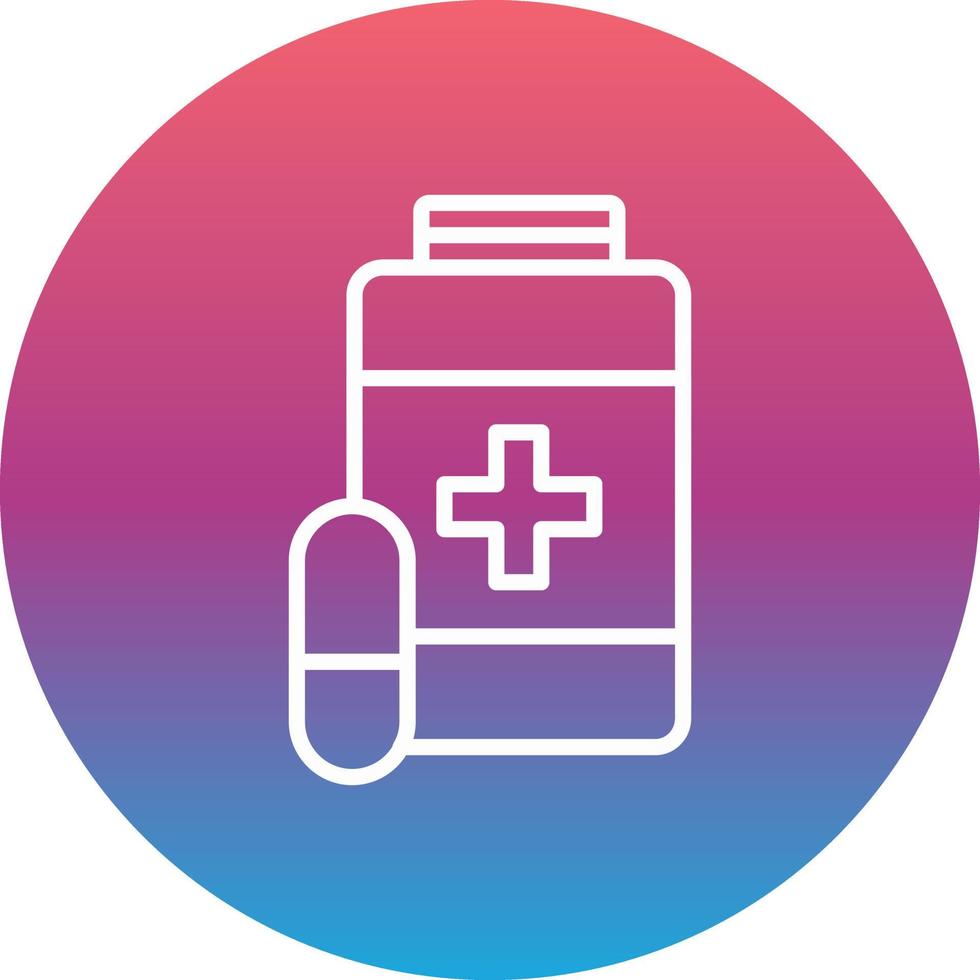 Medicine Bottle Vector Icon