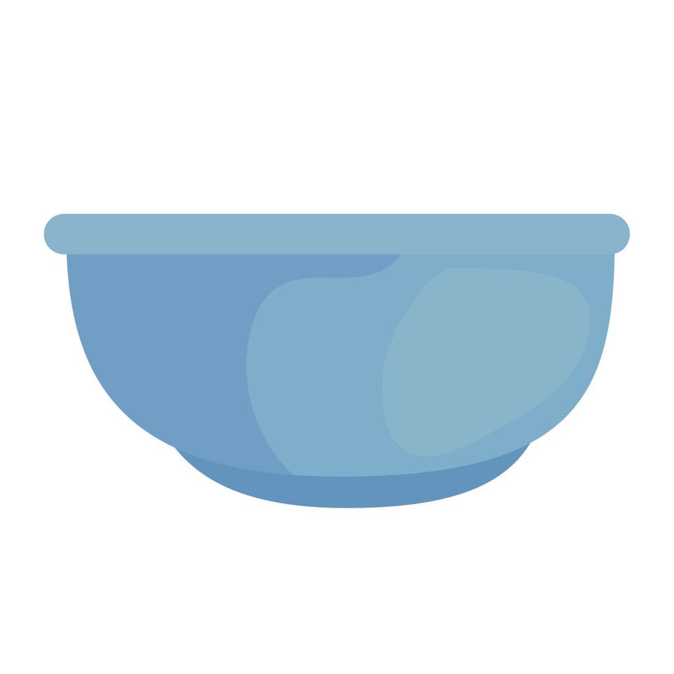 bowl ceramic utensil kitchen, on white background vector