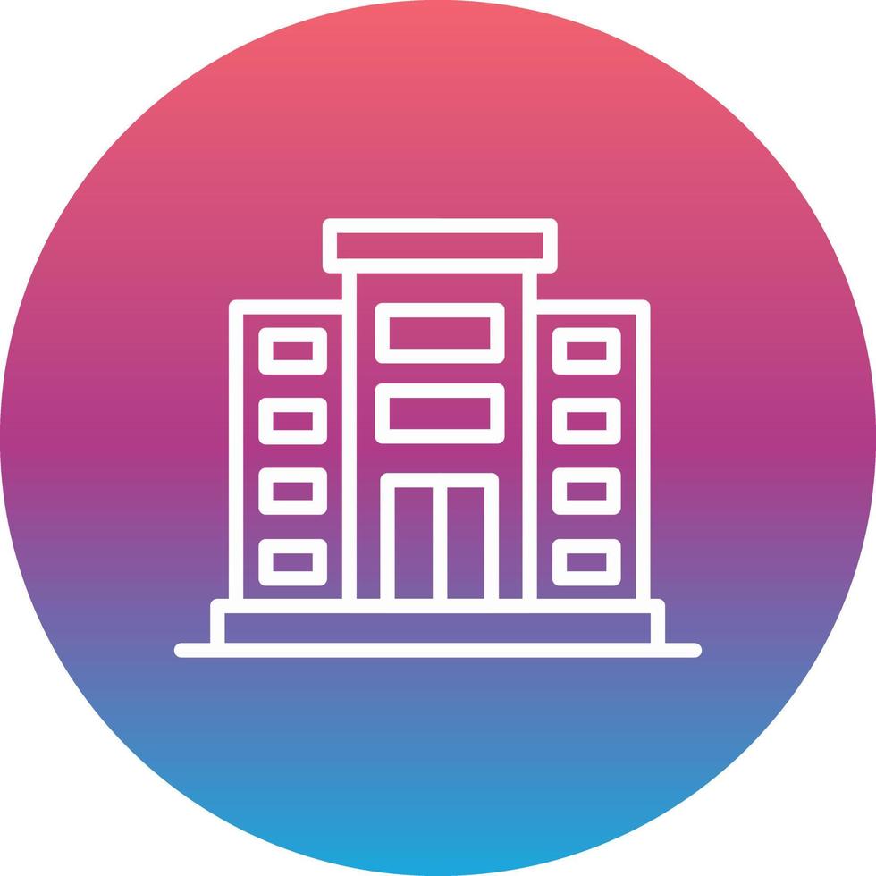 icono de vector de edificio