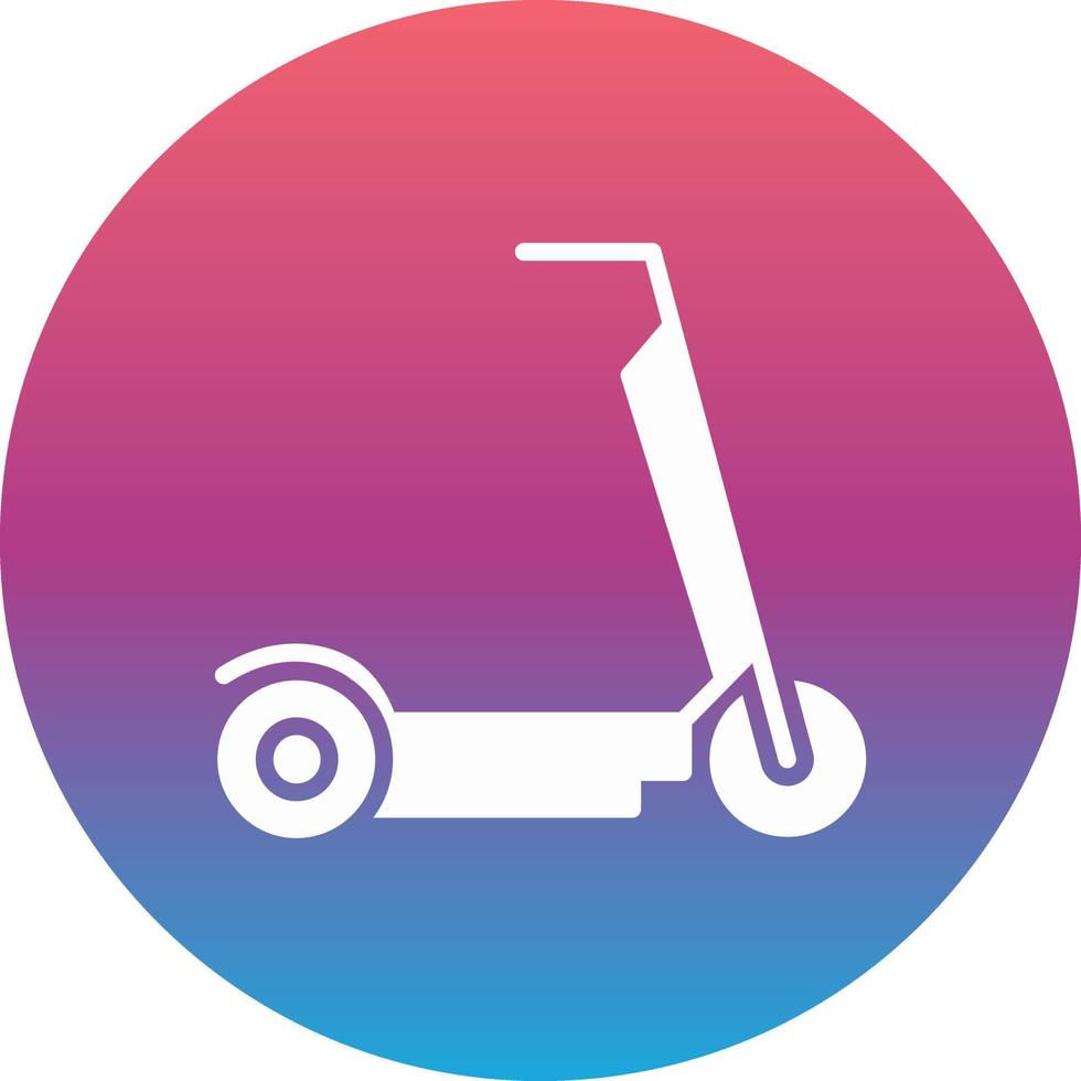 Kick Scooter Vector Icon