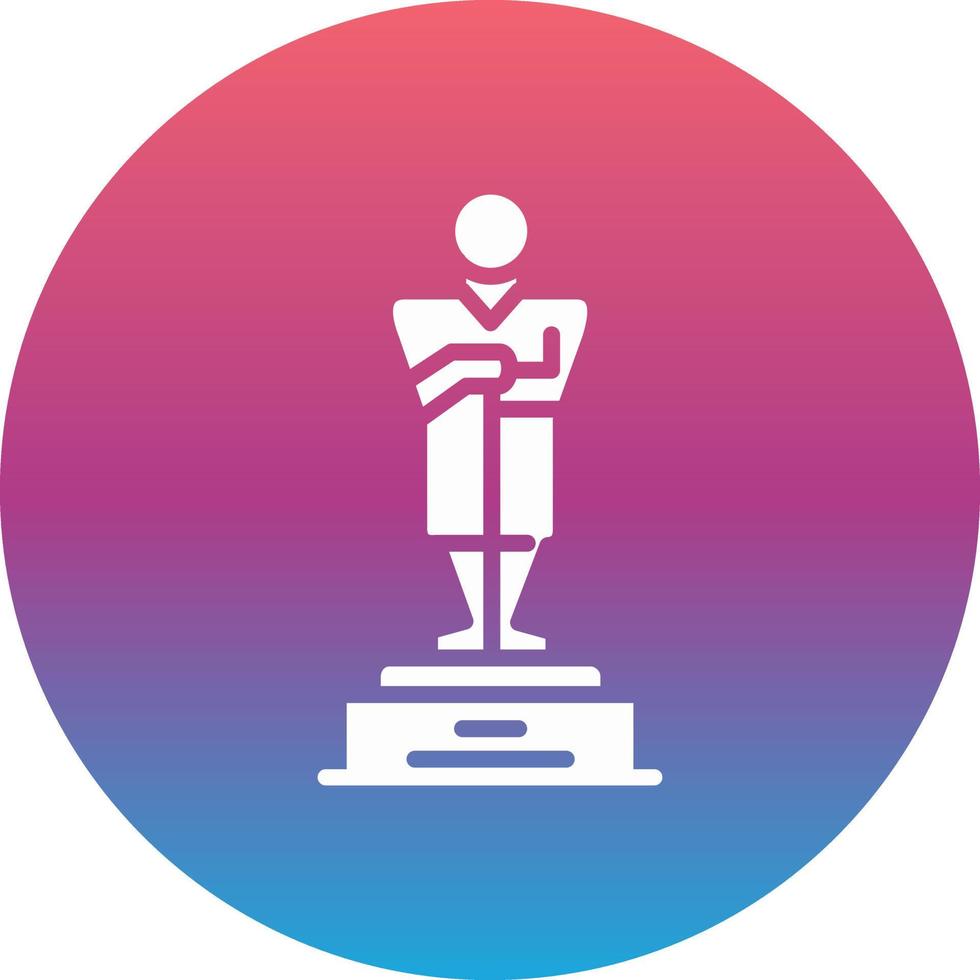 icono de vector de oscar