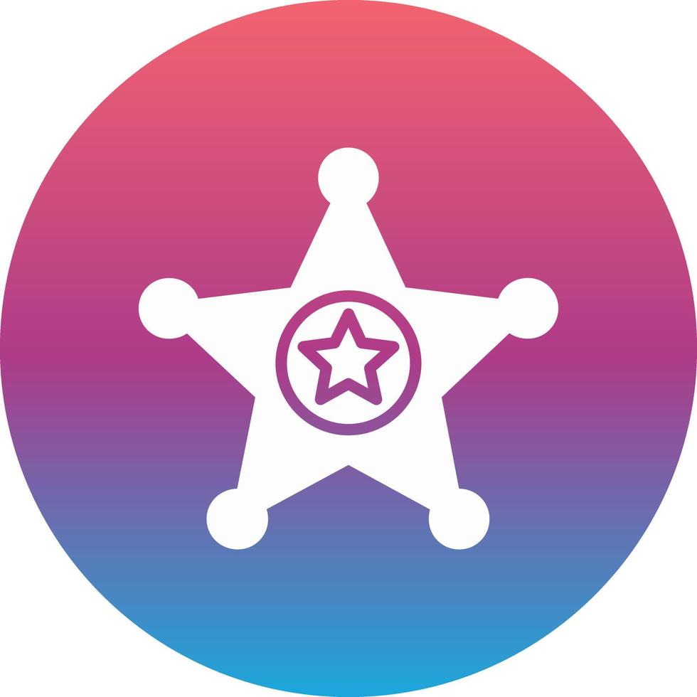 Justice Sheriff Vector Icon