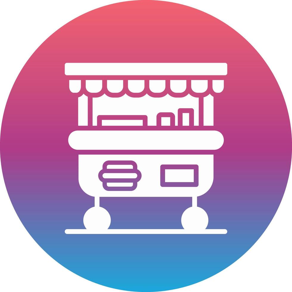 Food Cart Vector Icon