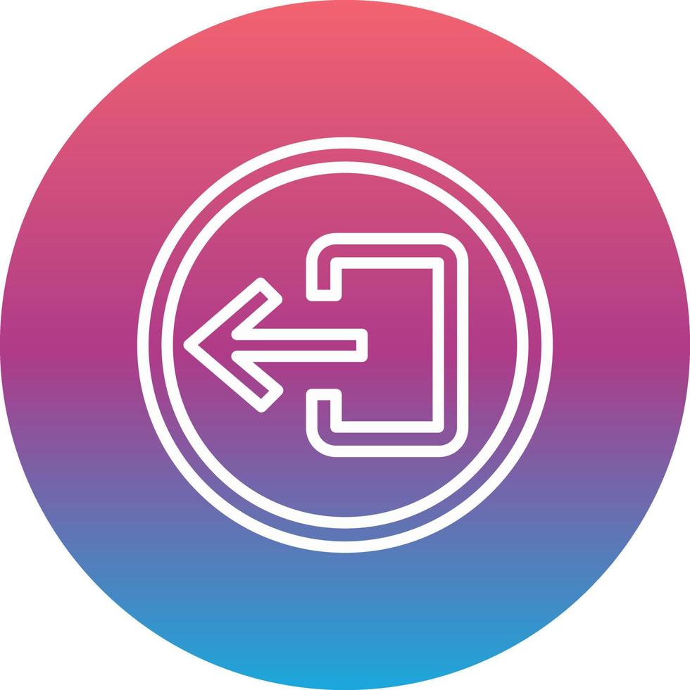 Logout Arrow Vector Icon