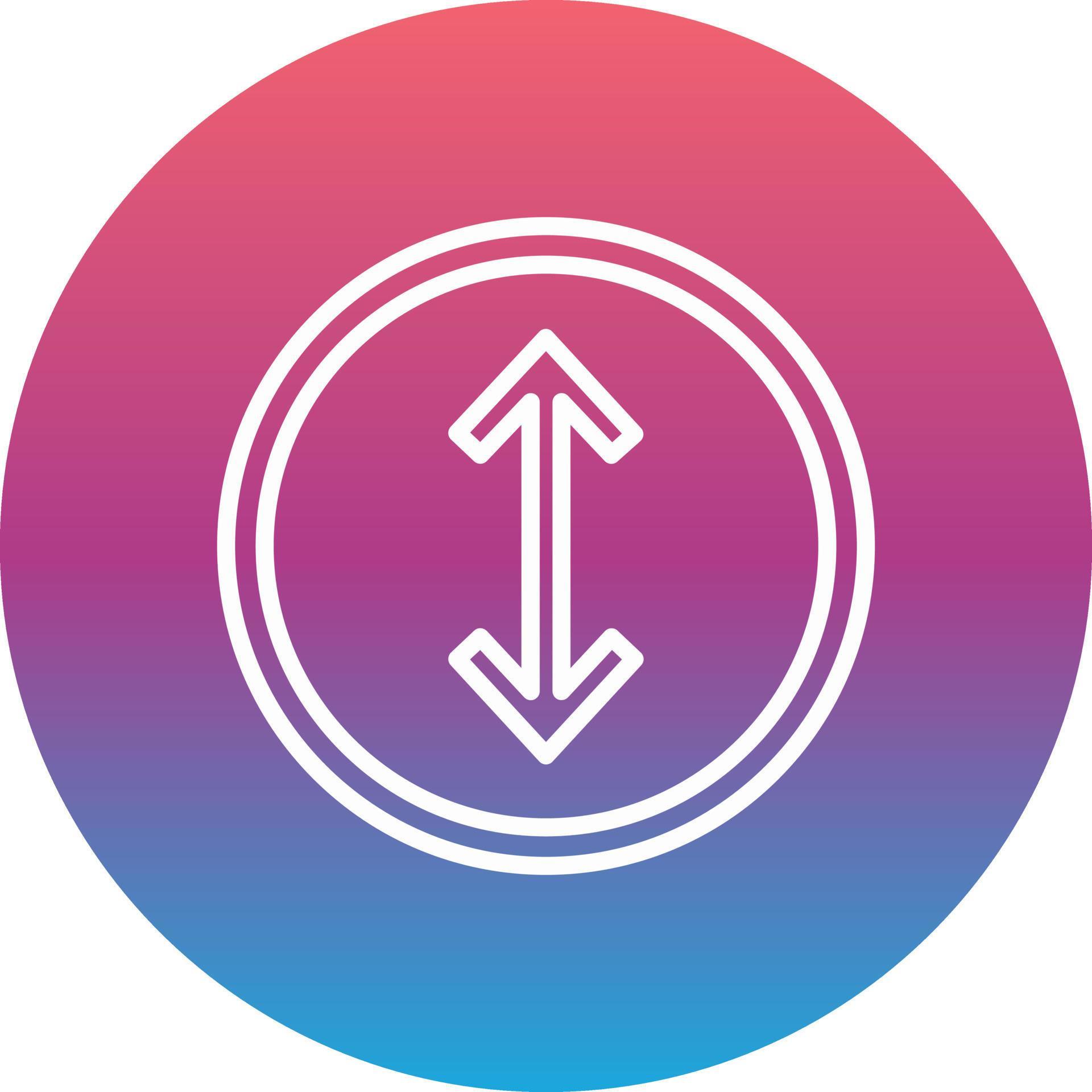 Up Down Arrow Vector Icon 17452797 Vector Art at Vecteezy