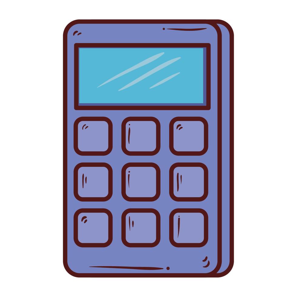 calculator math on white background 17452932 Vector Art at Vecteezy