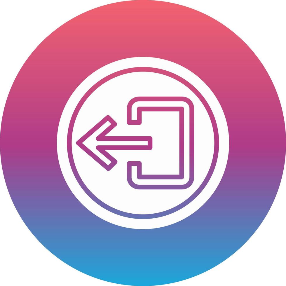 Logout Arrow Vector Icon