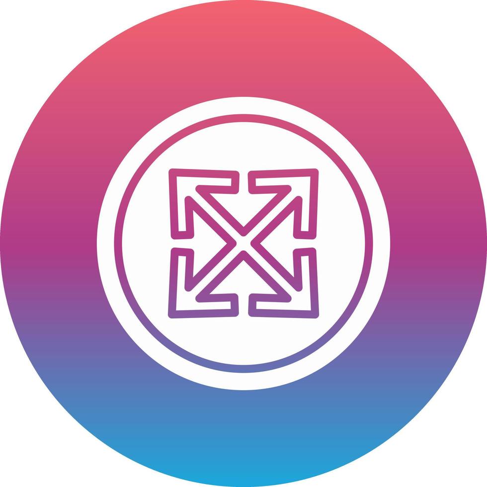 Zoom Arrow Vector Icon