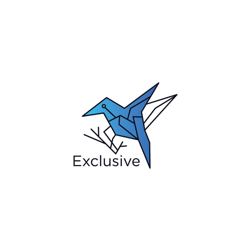 Bird exclusive logo design inspiration vector