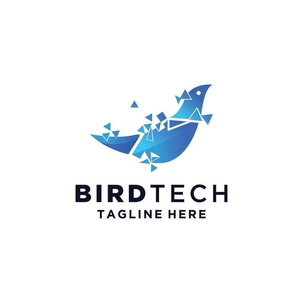 inspiración de diseño de logotipo exclusivo de aves vector