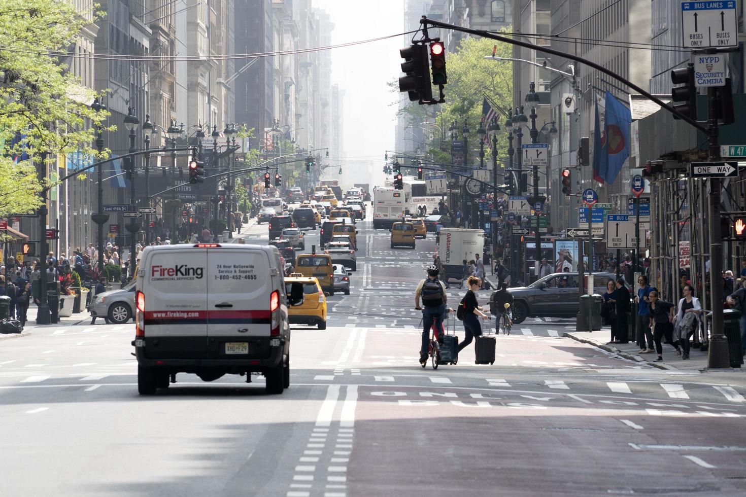 NEW YORK, USA - MAY 6 2019 - 5th Avenue showcases photo