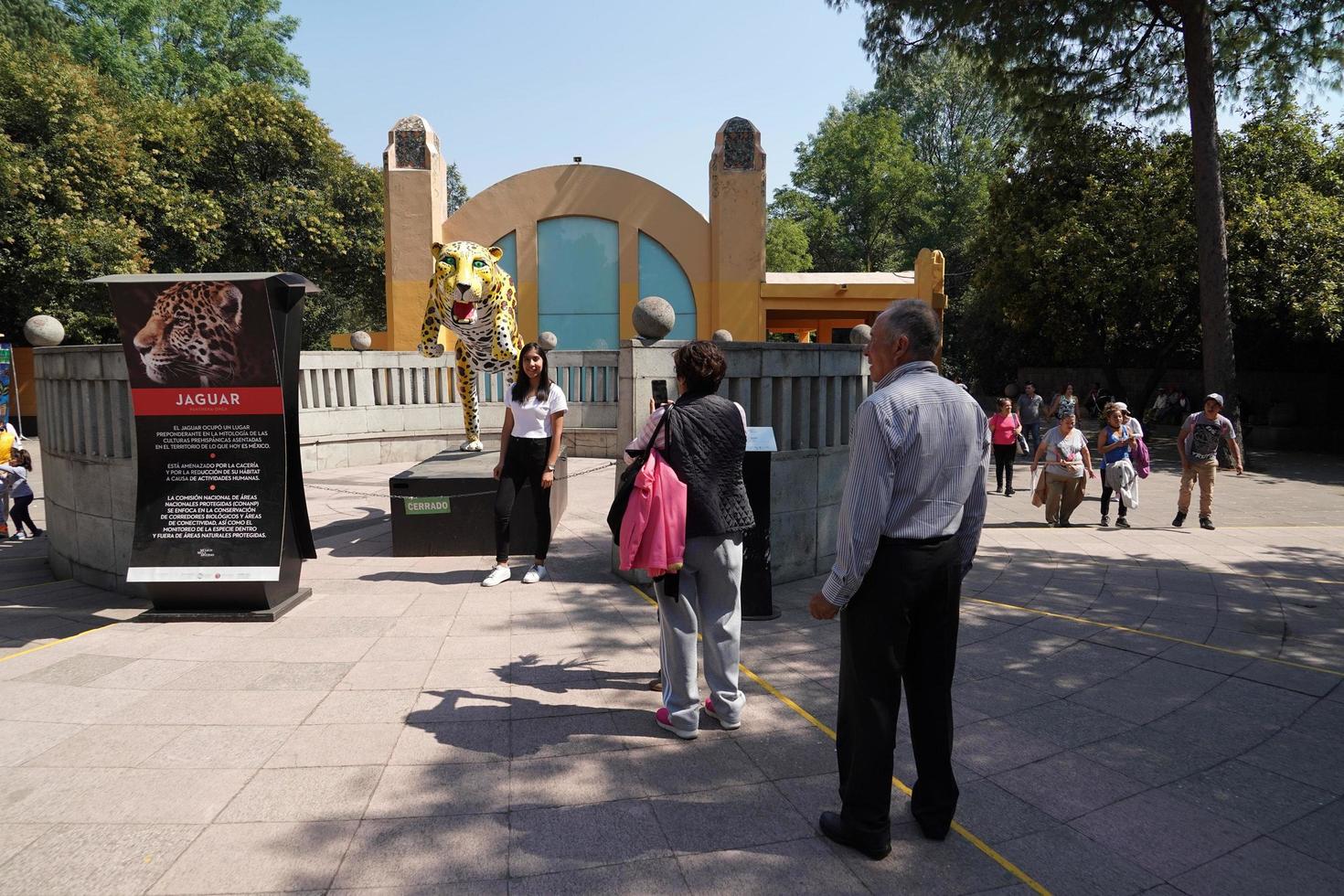 MEXICO CITY, FEBRUARY 3 2019 - Town park Chapultepec crowded of people on sunday photo
