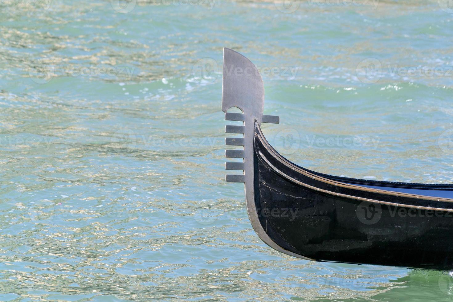 góndola en venecia detalle foto