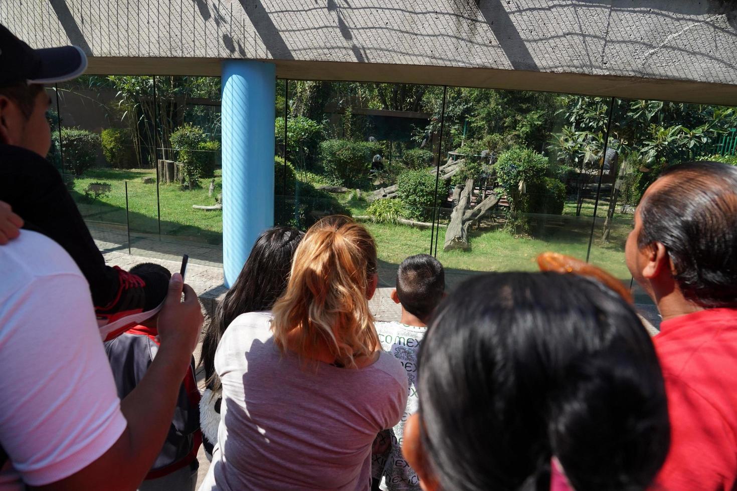 MEXICO CITY, FEBRUARY 3 2019 - Town park Chapultepec crowded of people on sunday photo