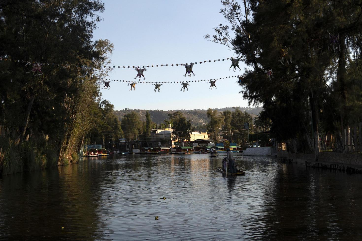 MEXICO CITY, MEXICO - JANUARY 30 2019 - Xochimilco is the little venice of the mexican capital photo