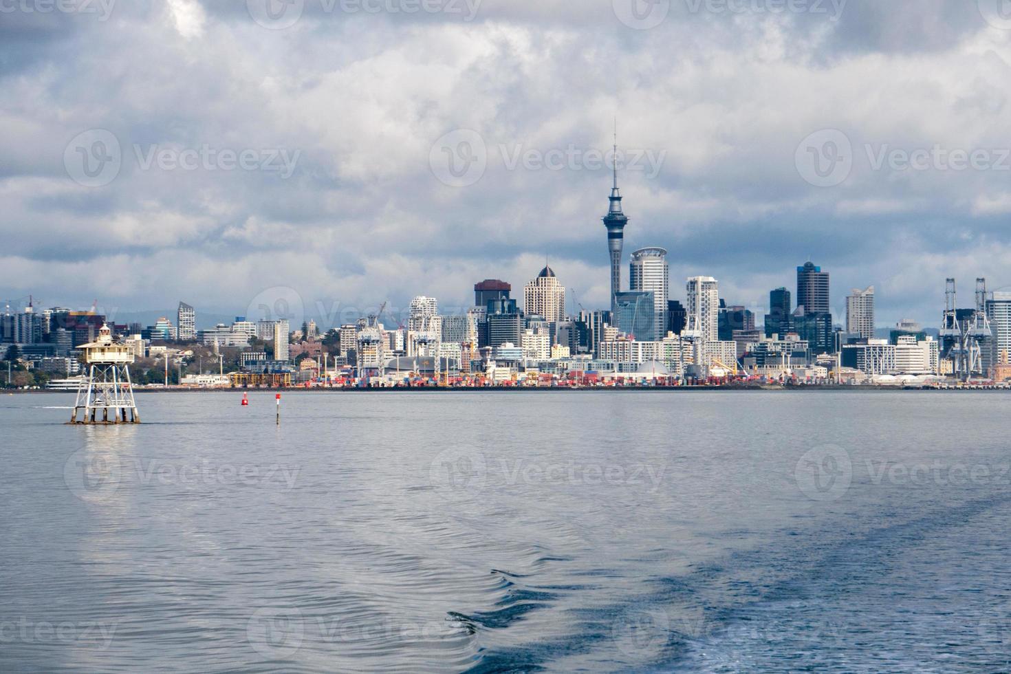 auckland nueva zelanda paisaje urbano ver panorama foto