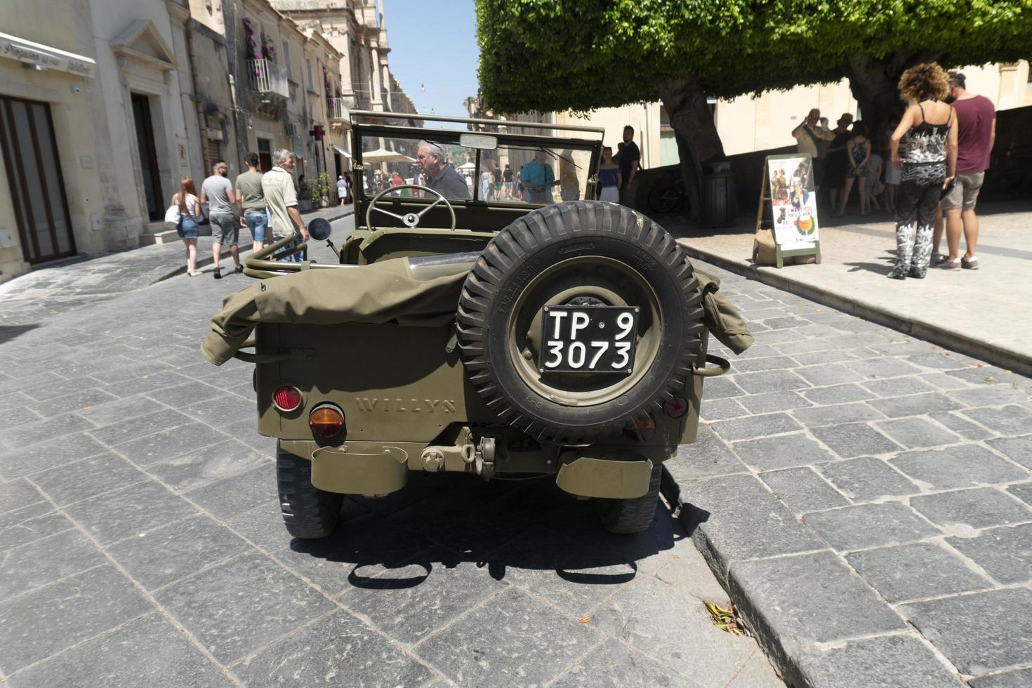 NOTO, ITALY - JUNE 30 2019 - II World War historic commemoration of operation  Husky photo