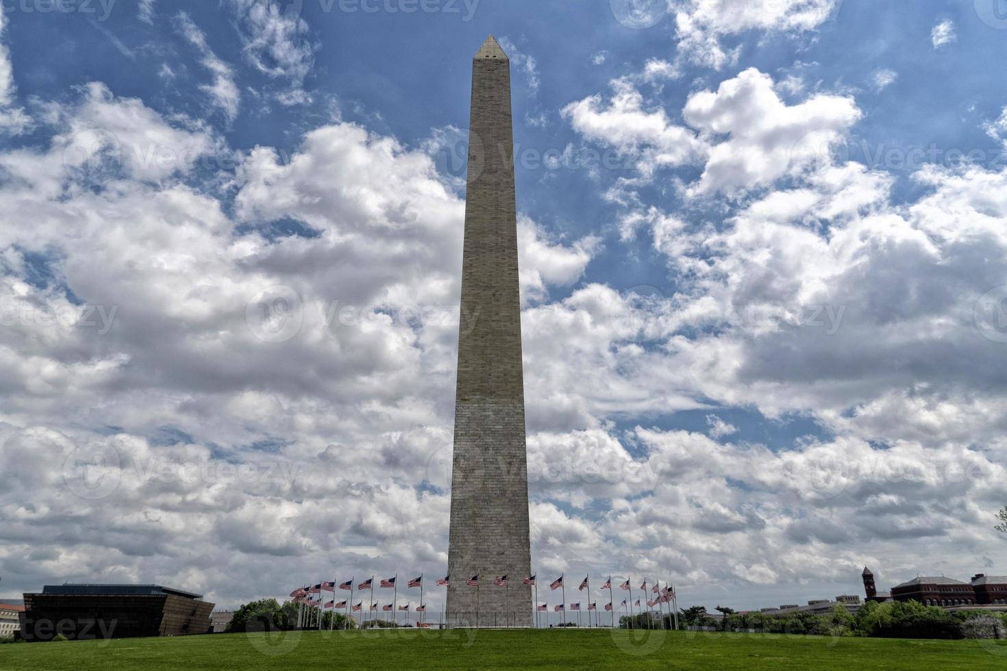 monumento conmemorativo del obelisco de washington en dc foto