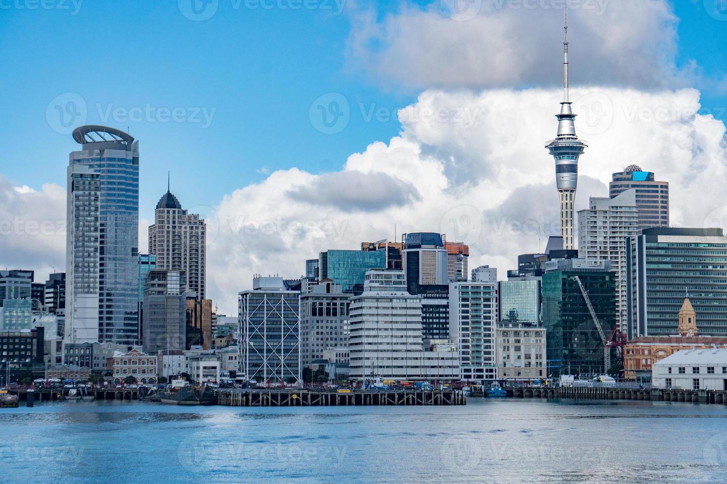 auckland nueva zelanda paisaje urbano ver panorama foto