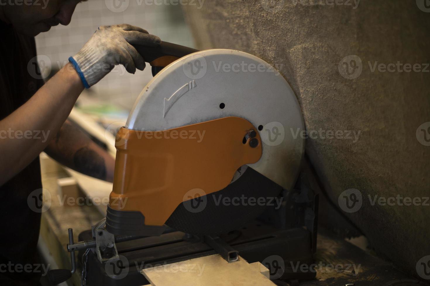 They were carpentry workshop. Item in production room. photo