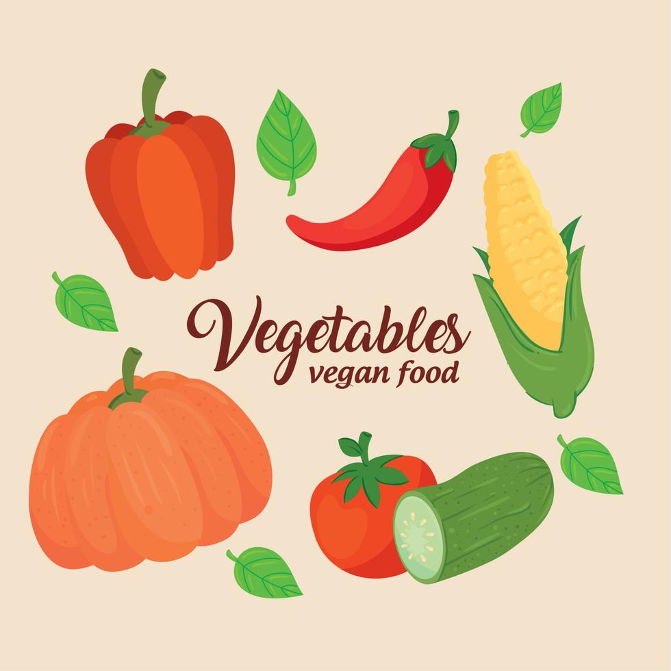 banner of vegetables, concept healthy food vector