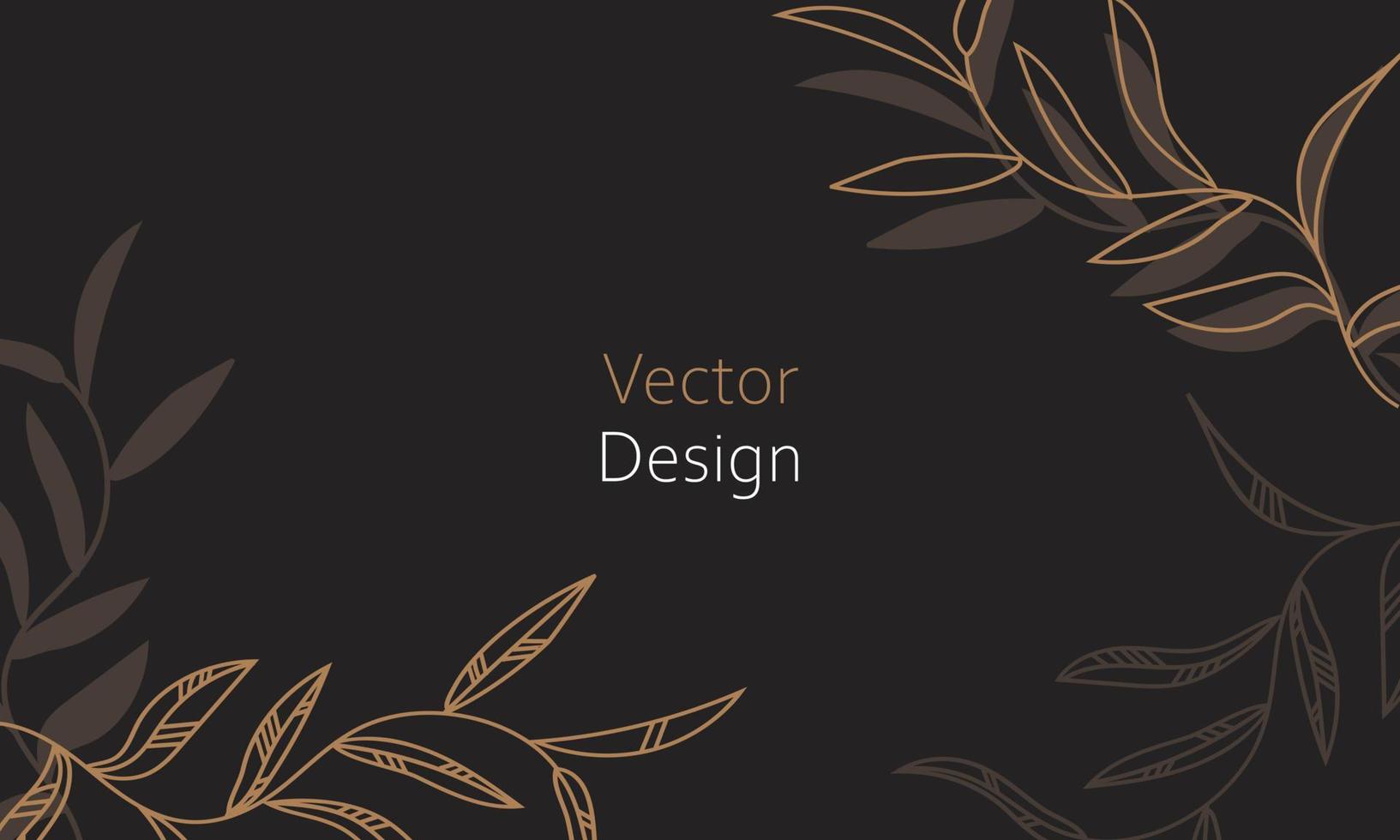 Vector art line nature