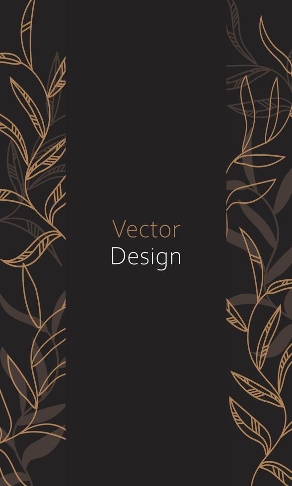 Vector art line nature